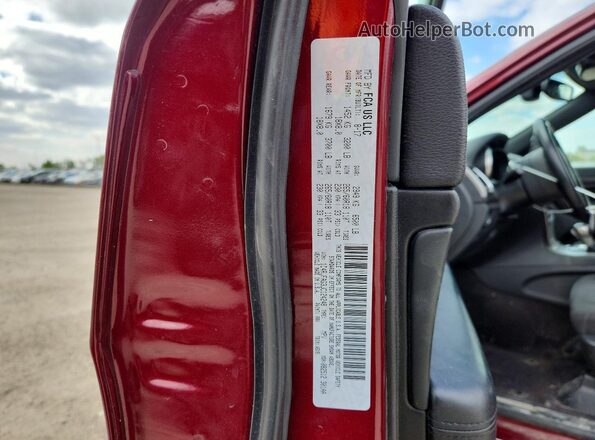 1C4RJFAG3JC124248 2018 JEEP GRAND Maroon VIN კოდის სტიკერის ხედი
