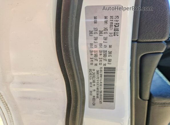 1C4RJFAG3LC134006 2020 JEEP GRAND White Вид наклейки з VIN-кодом