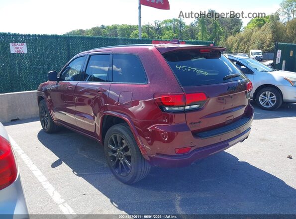1C4RJFAG4JC102632 2018 JEEP GRAND CHEROKEE Red უკანა მარცხენა