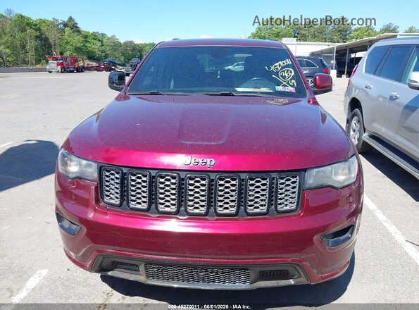 1C4RJFAG4JC102632 2018 JEEP GRAND CHEROKEE Red ხელსაწყოთა პანელის ხედი