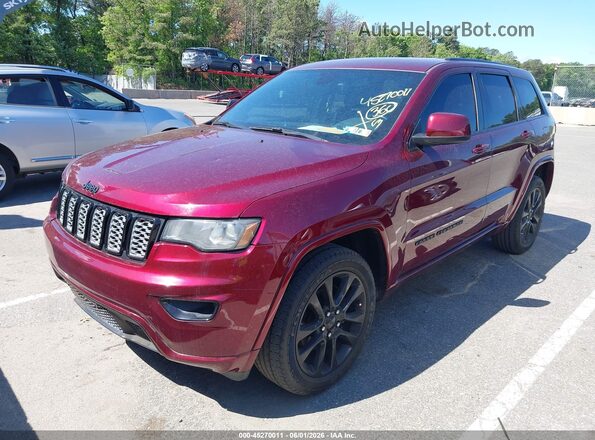 1C4RJFAG4JC102632 2018 JEEP GRAND CHEROKEE Red წინა მარცხენა ხედი სამი მეოთხედიდან