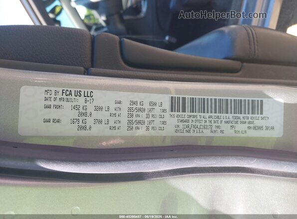 1C4RJFAG4JC163172 2018 JEEP GRAND CHEROKEE Серебряный Вид подкапотного пространства
