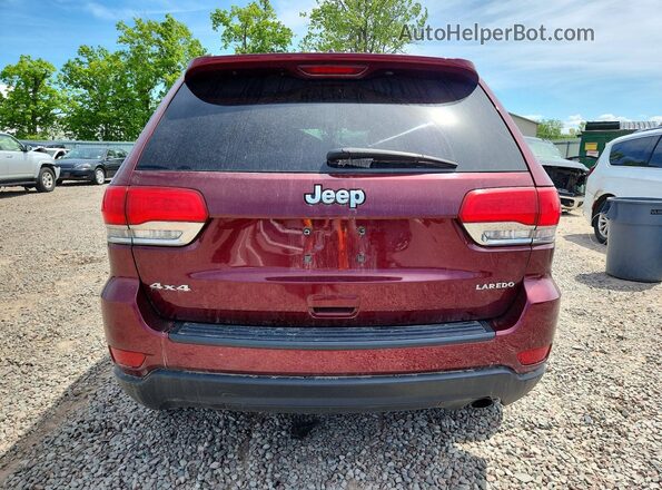 1C4RJFAG5GC447774 2016 JEEP GRAND Maroon Rear view