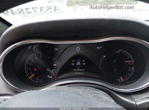 1C4RJFAG5GC470598 2016 JEEP GRAND CHEROKEE Gray უკანა სავარძლების ხედი