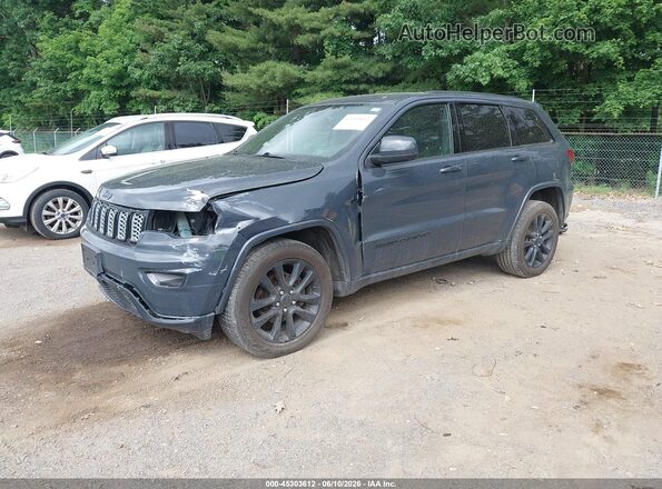 1C4RJFAG5HC922079 2017 JEEP GRAND CHEROKEE Blue Առջևի ձախ երեք քառորդ տեսարան