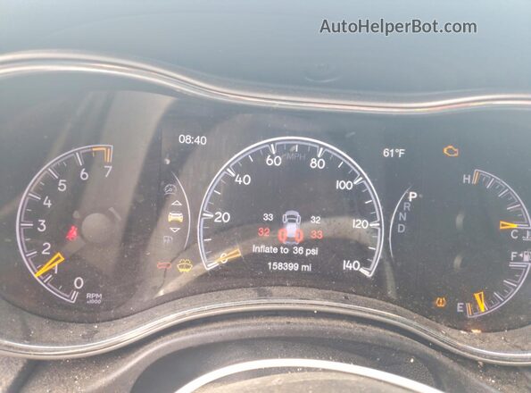 1C4RJFAG5JC103739 2018 JEEP GRAND Gray ხელსაწყოთა პანელის ხედი
