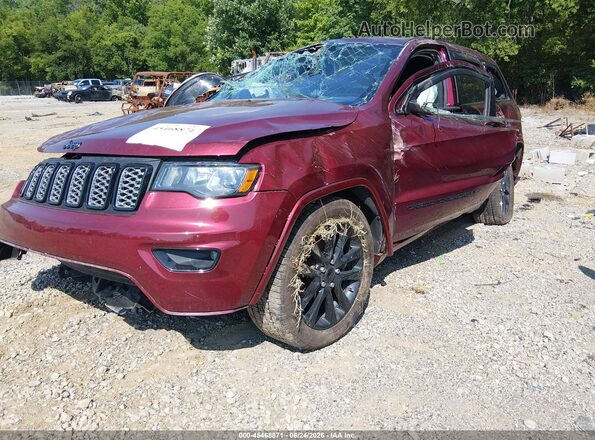 1C4RJFAG5JC190476 2018 JEEP GRAND CHEROKEE Red Առջևի ձախ երեք քառորդ տեսարան