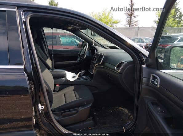 1C4RJFAG5KC528699 2019 JEEP GRAND CHEROKEE Black წინა სალონის ხედი