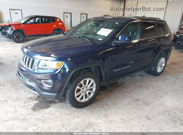 1C4RJFAG6GC504497 2016 JEEP GRAND CHEROKEE Navy Առջևի ձախ երեք քառորդ տեսարան