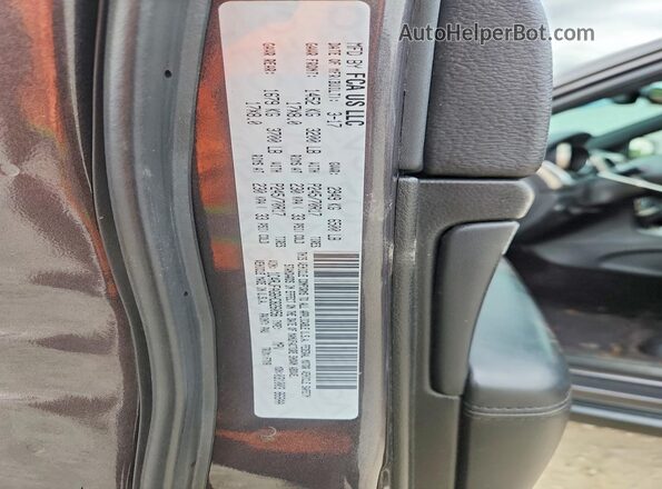 1C4RJFAG6HC826056 2017 JEEP GRAND Серый 