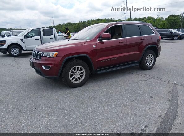 1C4RJFAG6KC551179 2019 JEEP GRAND CHEROKEE Burgundy Առջևի ձախ երեք քառորդ տեսարան