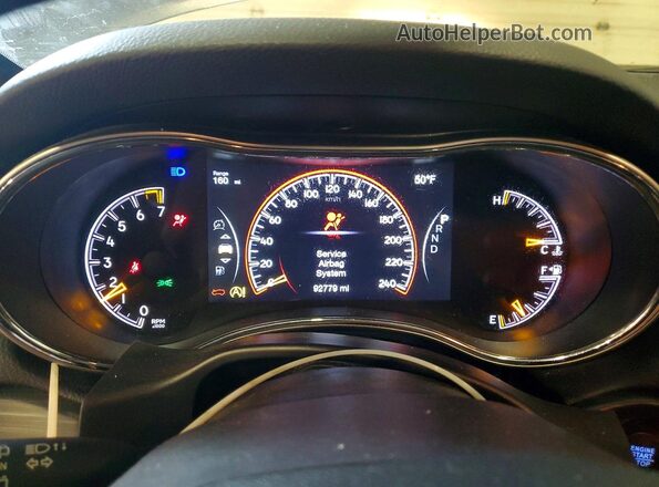 1C4RJFAG6LC171292 2020 JEEP GRAND Gray Вид щитка приладів