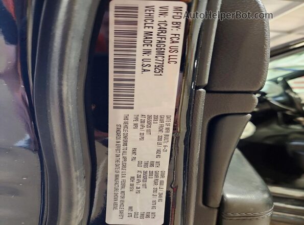 1C4RJFAG6MC779251 2021 JEEP GRAND Черный 