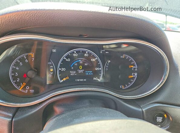 1C4RJFAG7HC958467 2017 JEEP GRAND Black Вид щитка приладів