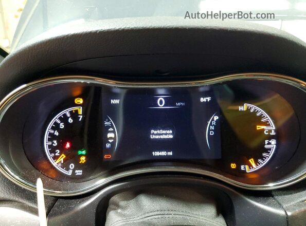 1C4RJFAG7JC118243 2018 JEEP GRAND Charcoal Instrument cluster view
