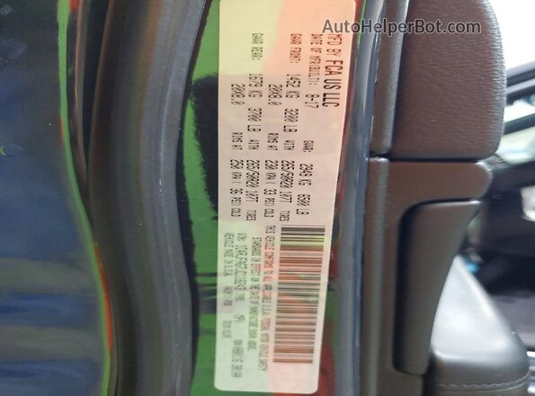 1C4RJFAG7JC118243 2018 JEEP GRAND Charcoal VIN sticker view