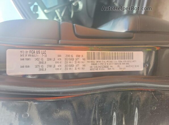 1C4RJFAG7JC396382 2018 JEEP GRAND Black 