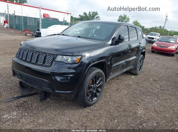1C4RJFAG7KC591433 2019 JEEP GRAND CHEROKEE Черный Передняя левая четверть