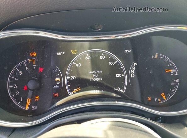 1C4RJFAG7LC266377 2020 JEEP GRAND White Вид щитка приладів