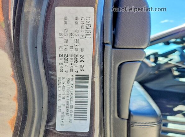 1C4RJFAG8GC377770 2016 JEEP GRAND Charcoal Vista de la etiqueta del VIN