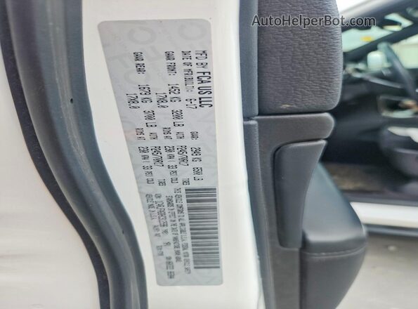 1C4RJFAG8HC912596 2017 JEEP GRAND White VIN կոդի պիտակի տեսք