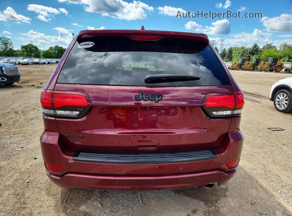 1C4RJFAG8JC162932 2018 JEEP GRAND Maroon Հետևի տեսք