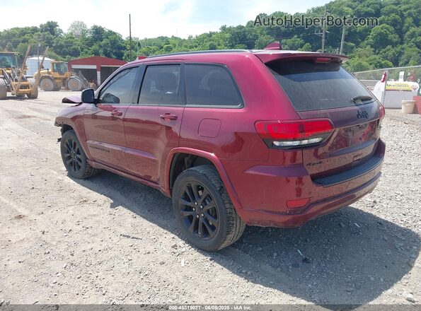 1C4RJFAG8JC280835 2018 JEEP GRAND CHEROKEE Burgundy Задня ліва чверть