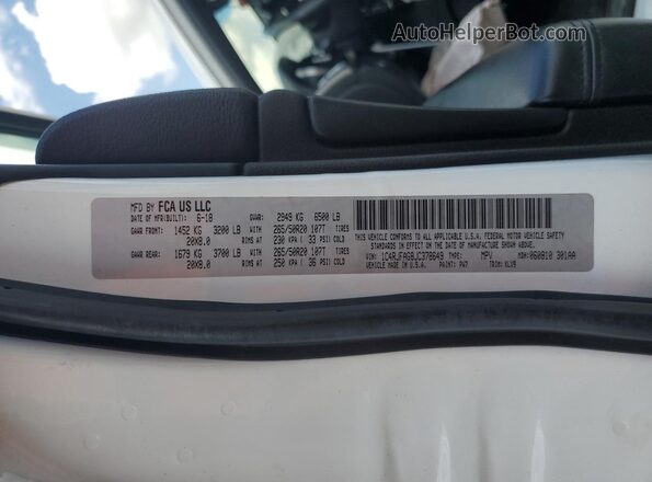 1C4RJFAG8JC378649 2018 JEEP GRAND White 