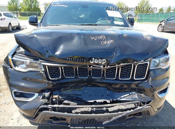 1C4RJFAG8KC569232 2019 JEEP GRAND CHEROKEE Black Вид спереду
