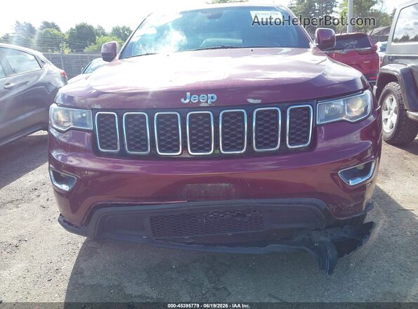1C4RJFAG9HC615563 2017 JEEP GRAND CHEROKEE Maroon Սարքավորումների վահանակի տեսք