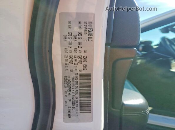 1C4RJFAG9HC778858 2017 JEEP GRAND White Vista de la etiqueta del VIN