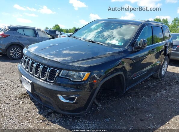 1C4RJFAG9JC170280 2018 JEEP GRAND CHEROKEE Black Առջևի ձախ երեք քառորդ տեսարան