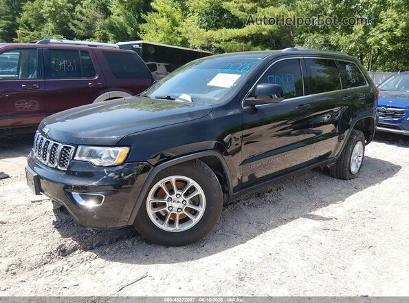 1C4RJFAG9JC178119 2018 JEEP GRAND CHEROKEE Black წინა მარცხენა ხედი სამი მეოთხედიდან