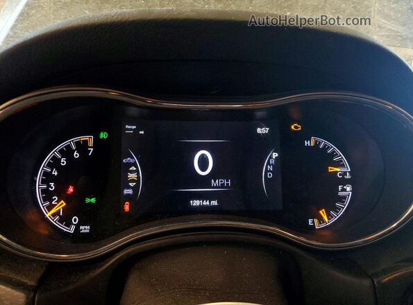 1C4RJFAGXJC272820 2018 JEEP GRAND Gray Вид щитка приладів