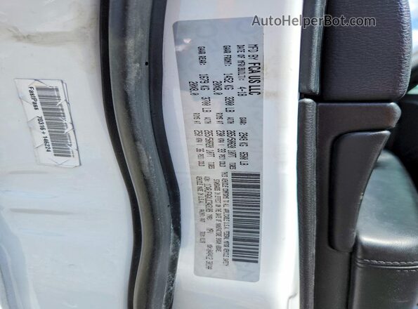 1C4RJFAGXJC343109 2018 JEEP GRAND White Vista de la etiqueta del VIN