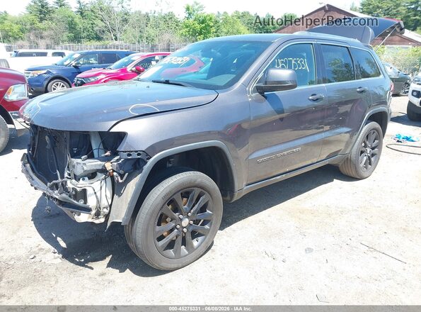 1C4RJFAGXJC507040 2018 JEEP GRAND CHEROKEE Gray Առջևի ձախ երեք քառորդ տեսարան