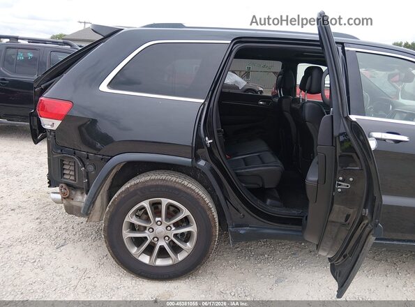 1C4RJFBG0GC412056 2016 JEEP GRAND CHEROKEE Black Widok naklejki z numerem VIN