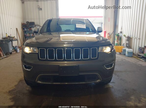 1C4RJFBG0HC904457 2017 JEEP GRAND CHEROKEE Gray ხელსაწყოთა პანელის ხედი