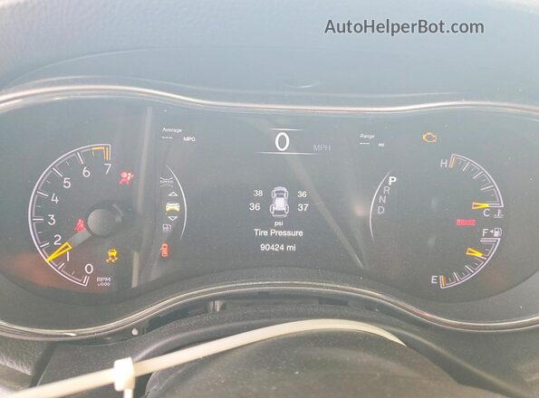 1C4RJFBG0JC128823 2018 JEEP GRAND Gray Instrument cluster view