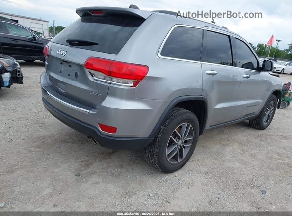 1C4RJFBG0JC379356 2018 JEEP GRAND CHEROKEE Silver Задня права чверть