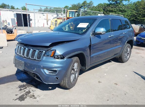 1C4RJFBG0MC537134 2021 JEEP GRAND CHEROKEE Blue Առջևի ձախ երեք քառորդ տեսարան