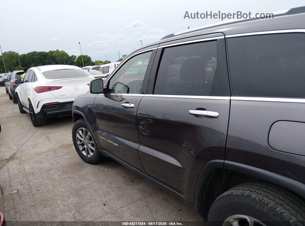 1C4RJFBG1GC381433 2016 JEEP GRAND CHEROKEE Gray Widok wnętrza 360 stopni
