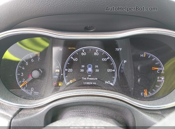 1C4RJFBG1GC381433 2016 JEEP GRAND CHEROKEE Gray Widok tylnych siedzeń