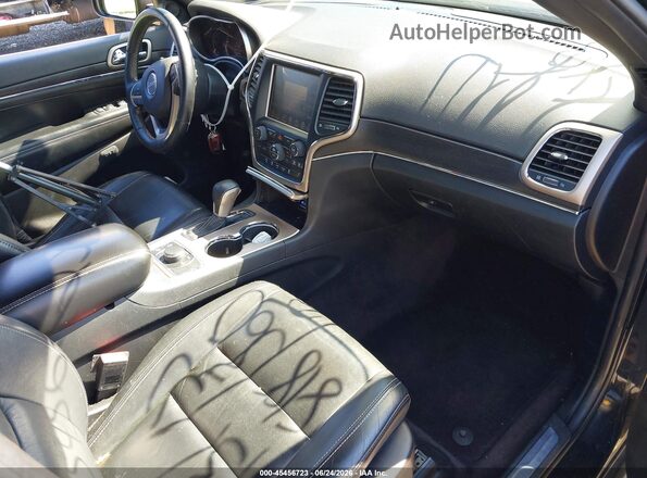 1C4RJFBG1GC414883 2016 JEEP GRAND CHEROKEE Black წინა სალონის ხედი