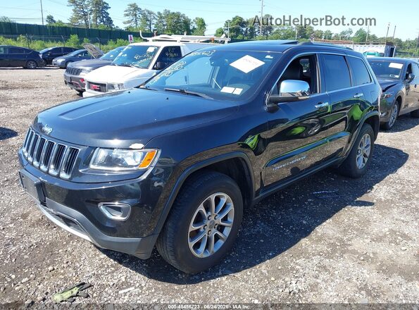 1C4RJFBG1GC414883 2016 JEEP GRAND CHEROKEE Black წინა მარცხენა ხედი სამი მეოთხედიდან