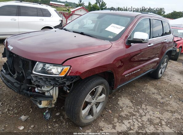 1C4RJFBG1GC429500 2016 JEEP GRAND CHEROKEE Maroon Vista tres cuartos delantera izquierda