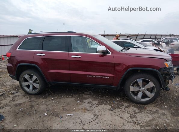 1C4RJFBG1GC429500 2016 JEEP GRAND CHEROKEE Maroon Vista interior de 360 grados