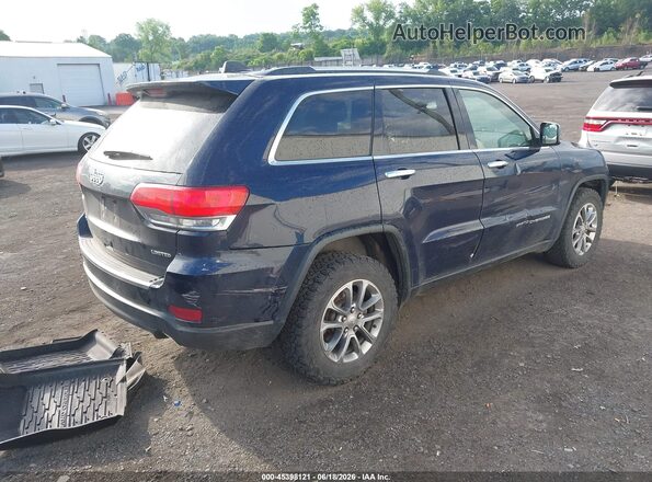 1C4RJFBG1GC468894 2016 JEEP GRAND CHEROKEE Blue Tył prawy