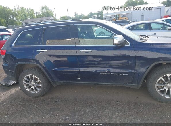 1C4RJFBG1GC468894 2016 JEEP GRAND CHEROKEE Blue Widok wnętrza z tyłu