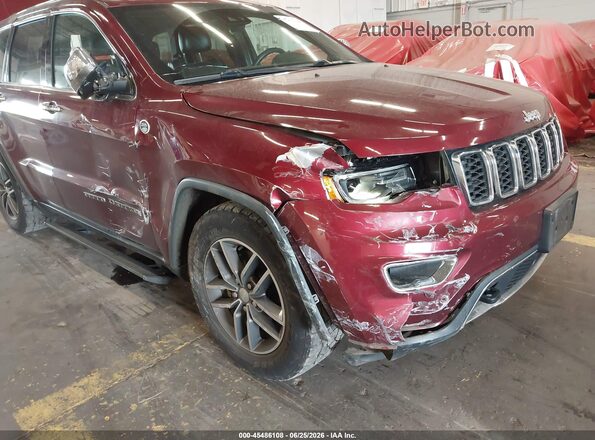 1C4RJFBG1HC853566 2017 JEEP GRAND CHEROKEE Burgundy Widok z przodu